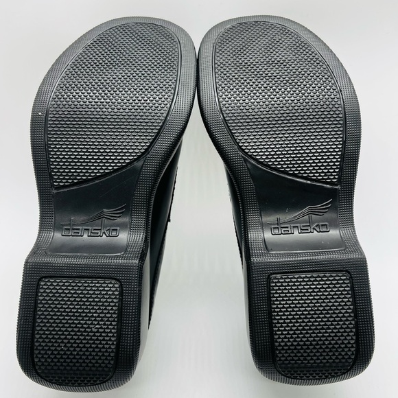 Dansko Black Leather Mules Size 39 or U.S. 8.5-9 - Picture 7 of 9